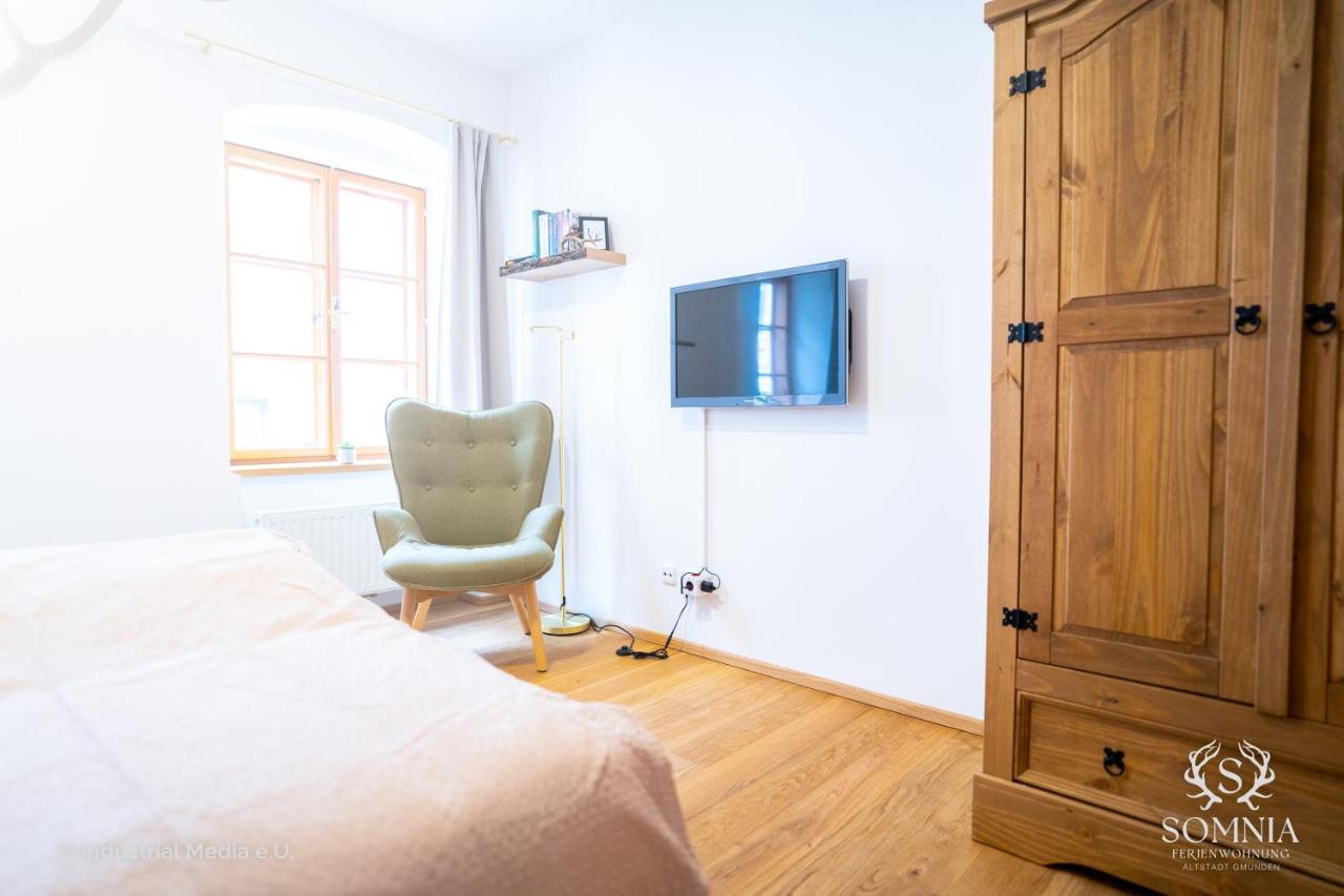 Ferienwohnung Somnia - Altstadt Gmunden Bagian luar foto