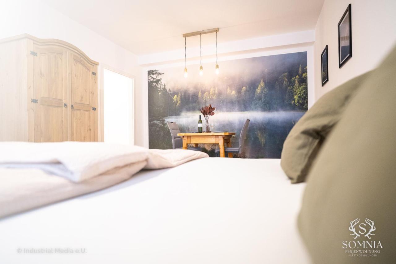 Ferienwohnung Somnia - Altstadt Gmunden Bagian luar foto